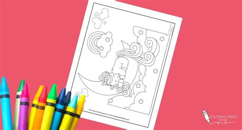 sleeping unicorn coloring page coloring pages