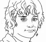 Frodo Lord Rings Drawing Step Draw Dragoart sketch template