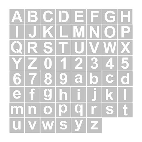 pcs   letter  number stencils reusable washable alphabet
