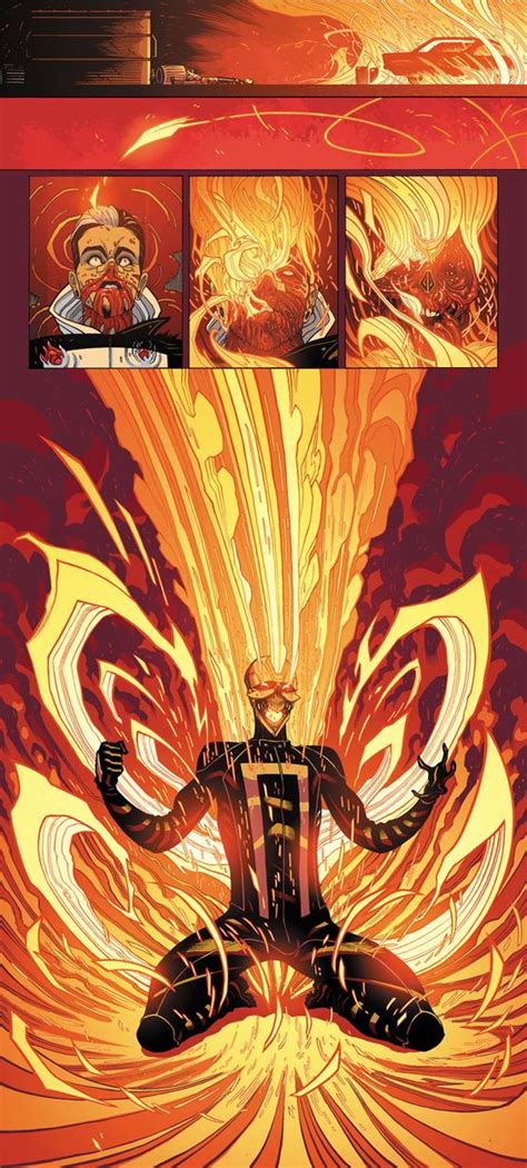 All New Ghost Rider Transformation By Tradd On Deviantart Comics I