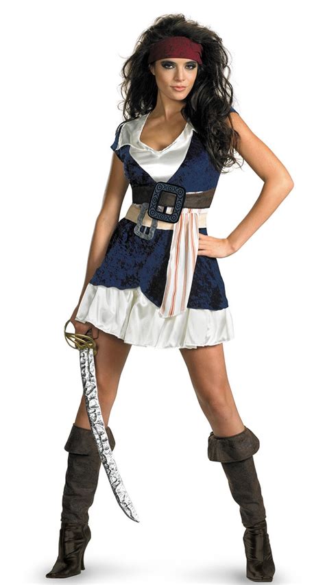 Women Pirates Jack Sparrow Cosplay Costume Masquerade Pirates Costumes