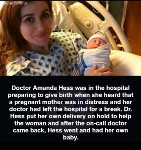 Doctor Amanda Hess Was In The Hospital Preparing To Give Birth When She