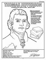Coloring John Adams Thomas Jefferson Printable Pages George Bush Things Getcolorings Color Kids Presidents Books Library Print Henry Popular sketch template