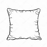 Drawing Cushion Pillow Vector Throw Sketch Getdrawings sketch template