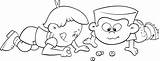 Coloring Pages Marbles Playing Marble Children Template Jar sketch template
