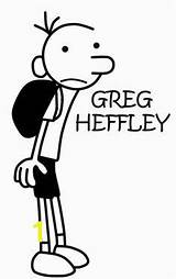 Coloring Greg Heffley Pages Diary Wimpy Kid Divyajanani sketch template