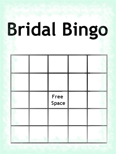 images   printable blank bridal bingo printable bridal