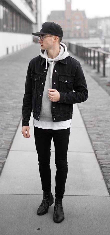 black denim jacket outfits for men 24 ways to wear denim