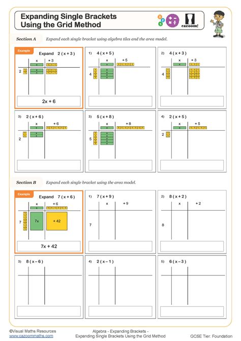 expanding single brackets worksheet fun  engaging  worksheets