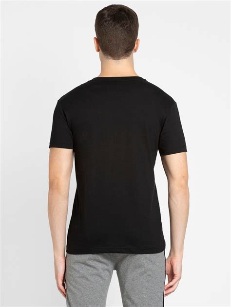 Buy Black Regular Fit V Neck Half Sleeve T Shirt For Men 2726 Jockey