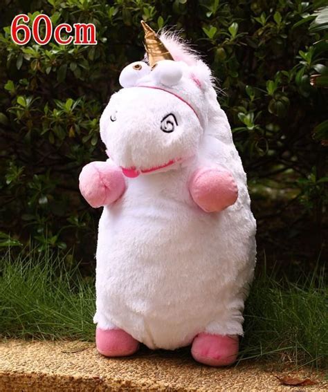 fluffy plush soft despicable  unicorn pony toy stuffed