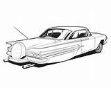 Lowrider Impala Cadillac Clipartmag Camaro Sheets Colorier 1956 Foose C10 Kustom Automobili sketch template