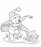 Pooh Birthday Winnie Coloring Pages Getcolorings Color sketch template