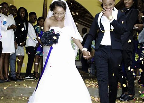 two south african lesbian women who got married to each other last