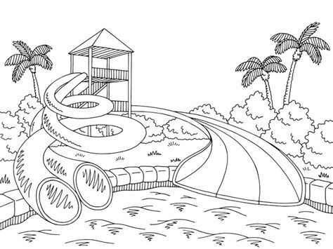 coloring pages   water park coloring book  coloring pages