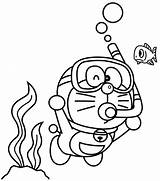 Doraemon Mewarnai Lucu Lidah Menjulurkan Wajah sketch template