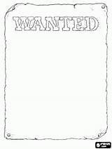 Wanted Coloring Pages Cowboy Western Printable Poster Templete Sheets Wild West Template Choose Board sketch template