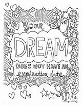 Coloring Pages Dream Getcolorings Adult sketch template
