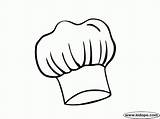 Gorro Colorear Gorros Hats Cuisinier Clipartmag Toque Wikiclipart sketch template