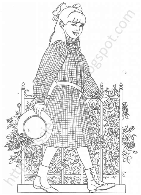 fresh coloring pages american girl  coloring pages