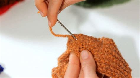 sew  seam  knitting howcast