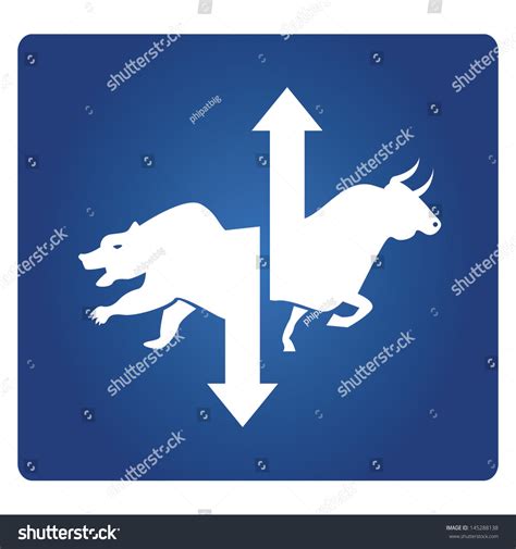 stock market symbol vector de stock libre de regalias