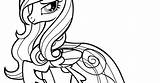 Little Pony Pages Coloring G4 Mlp sketch template