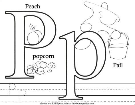 letter p coloring page  abc coloring pages color worksheets letter p