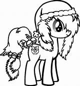 Christmas Horse Pages Coloring Getcolorings Printable Color sketch template