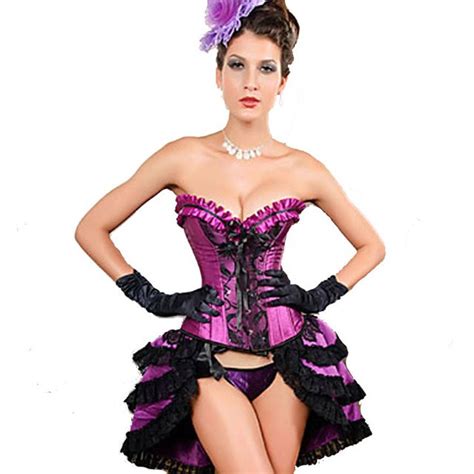 women corset dress 6xl plus size purple overbust corsets slim gothic