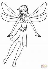 Pixie Coloring Drawing Pages Printable Drawings Designlooter 43kb Getdrawings Click sketch template