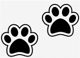 Huellas Blancas Pawprints Canina Patrulla sketch template