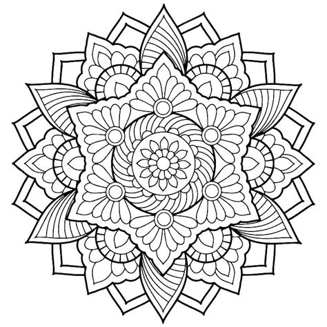 full page mandala coloring pages  getdrawings