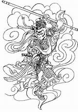 Wukong King Mono Rey Diseños sketch template