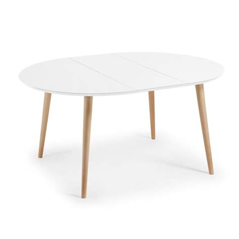 rund ausziehbarer tisch aus holz mit modernem design upama extendable