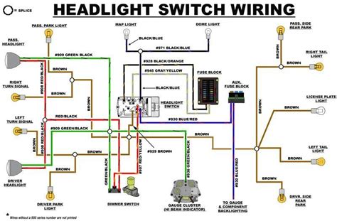 headlight wiring diagram  wire