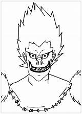 Note Death Coloring Pages Kids Print Color Anime Coloriage sketch template