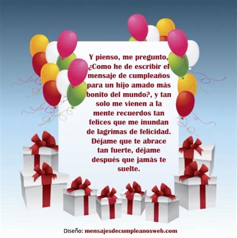 mensajes  frases de cumpleanos   hijo