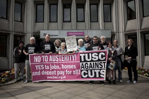 salford tusc unveils election hoarding and slams labour s housing