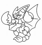 Coloring Pages Pokemon Gliscor Sinnoh Color Rayquaza Develop Ages Creativity Recognition Base Skills Focus Motor Way Fun Kids sketch template