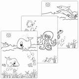 Coloriage Marins Poisson Coloriages Visiter Dessin sketch template