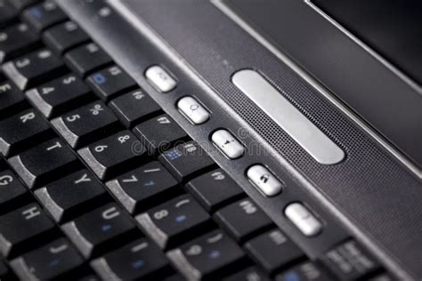 laptop keyboard stock photo image  black display