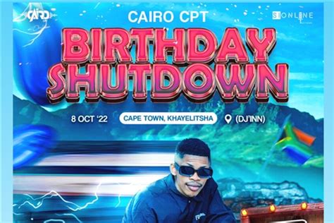 cairos birthday shutdown