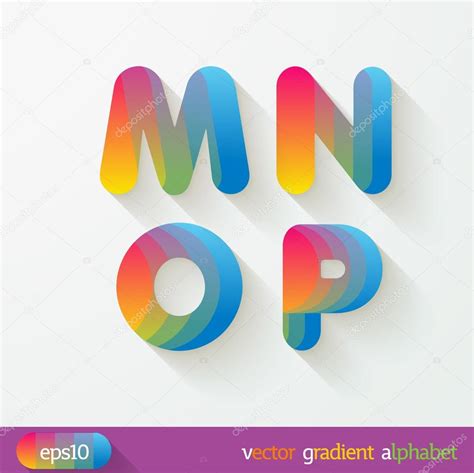 Uppercase Letters M N O P Stock Vector By ©mr Master 73209023