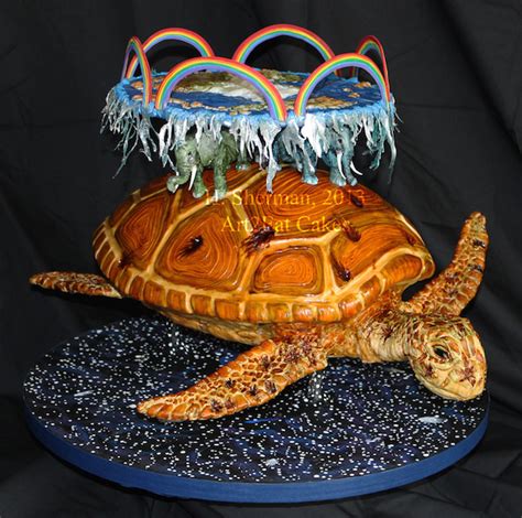 things we saw today a discworld cake complete with giant turtle the mary sue