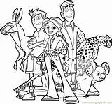 Coloring Kratts Wild Pages Printable Kids Print Online Color Team Bestcoloringpagesforkids Birthday Animal Cartoon Choose Party Book Power Creature Pdf sketch template