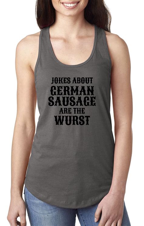 Artix Octoberfest Tank Top Jokes About German Sausage