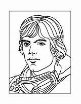 Coloring Pages Luke Wars Star Skywalker Drawing Leia Getcolorings Getdrawings Darth Vader Colouring Sheets Face Colorings sketch template