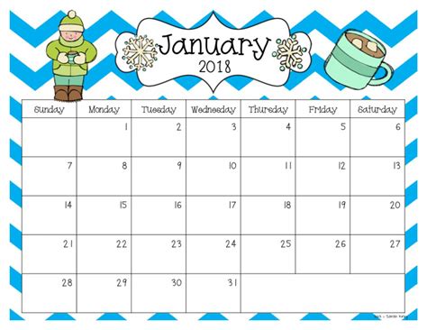 printable calendar numbers  teachers calendar printables