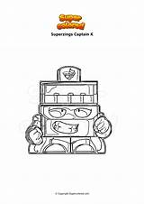 Superzings Captain Coloriage Supercolored Fries Frenetic sketch template